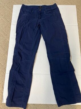 KÜHL Women’s Hiking Pants Size 4 Reg Blue Outdoor Cargo Trail Pants